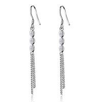 womens earrings set aaa cubic zirconia dangling style zircon platinum  ...
