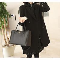 womens going out casualdaily cute chiffon dress polka dot crew neck kn ...