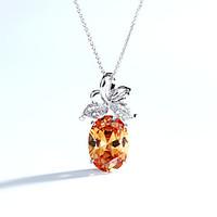 Women\'s Pendant Necklaces Cubic Zirconia Jewelry Zircon Alloy Unique Design Euramerican Fashion Jewelry 147Party Other Ceremony Evening