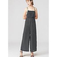 womens high rise inelastic overalls pants sexy relaxed solid