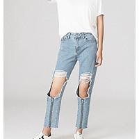 womens high rise micro elastic skinny jeans pants sexy slim solid