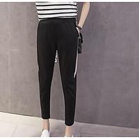 womens mid rise strenchy chinos pants simple slim solid