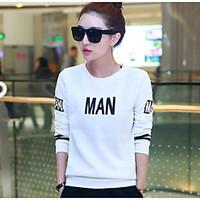 womens sports active spring fall t shirt pant suits solid letter round ...