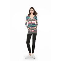 womens going out casualdaily simple street chic regular cardigan color ...