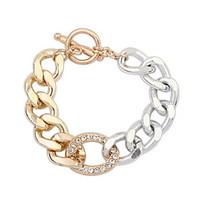 Women\'s Chain Bracelet Jewelry Fashion Bohemian Rhinestone Alloy Irregular Jewelry For Party Special Occasion Gift 1pc