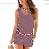 womens mid rise beach casualdaily holiday romperssimple street chic ac ...