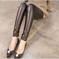 womens high rise high elasticity skinny slim pants active simple skinn ...