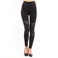 womens mid rise strenchy skinny pants street chic cute slim pure color ...