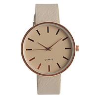 womens fashion watch japanese quartz pu band elegant casual pink