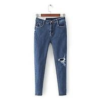 womens slim jeans pantsgoing out casualdaily simple street chic solid  ...