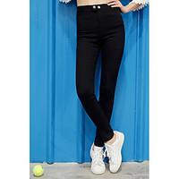 womens polyester thin solid color legging solid