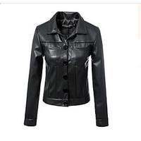 womens going out party sexy cute spring fall jacket solid square neck  ...