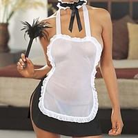 Women Uniforms Cheongsams Nightwear Patchwork Others White