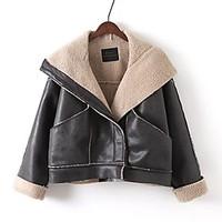 womens going out casualdaily boho punk gothic spring fall jacket solid ...