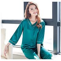 womens uniforms cheongsams nightwear solid thin rayon womens