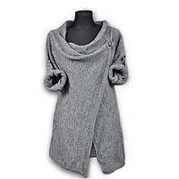 womens casualdaily cute regular cardigan solid round neck short sleeve ...