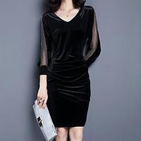 womens plus size casualdaily sexy vintage street chic bodycon shift dr ...