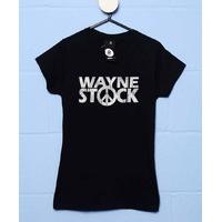 Womens Inpired By Waynes World T Shirt - Waynestock