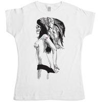 womens one ten t shirt skin bones