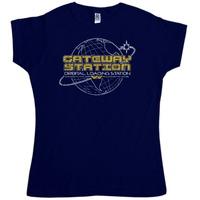 womens inspired by aliens t shirt gateway station