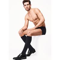 Wolford Cotton Velvet Mens Knee Socks