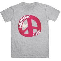 Woodstock Festival T Shirt - 1969 Cnd Symbol