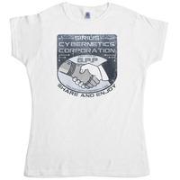womens inspired by hitchhikers guide sirius cybernetics t shirt