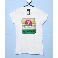 Womens The Clash Take The Fifth Tour T Shirt - Albatross Access Pass