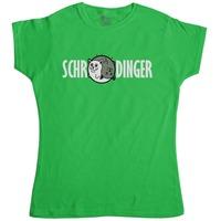 Women\'s Schrodinger\'s Cat T Shirt - Yin And Yang