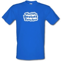 World\'s Bestest Teacher male t-shirt.