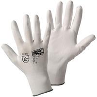 Worky 1150 Micro-PU White Fine Knitted Glove - Size 9