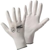 Worky 1150 Micro-PU White Fine Knitted Glove - Size 10