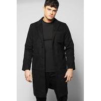 wool mix peacoat black