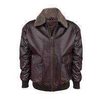 Woodland Leather Aviator Jacket