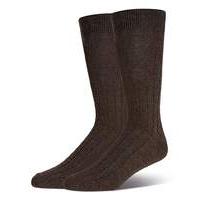 Wolsey Twin Pack Cotton Rib Socks