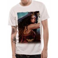 Wonder Woman Movie - Poster Men\'s Large T-Shirt - White