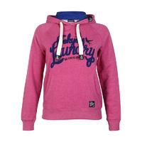 Womens Tokyo Laundry Raspberry Rose Marl Pullover Hoody