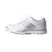 Womens Adidas Adistar Tour Golf Shoes - White / Silver / Rose