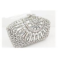 Women PU Event/Party Evening Bag Silver