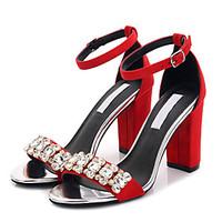 womens sandals summer heels sandals open toe fabric party evening dres ...