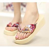 womens sandals summer synthetic casual wedge heel others black blue ye ...