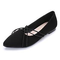 womens flats spring comfort suede dress flat heel