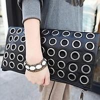 Women PU Event/Party Clutch Black