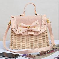 Women Straw Casual Outdoor Shoulder Bag