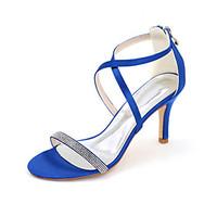 womens heels spring summer fall heels sandals open toe satin wedding p ...