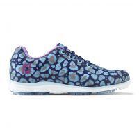 womens empower golf shoes navyblue leopard