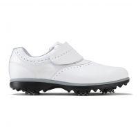 Womens eMerge Golf Shoes - White Velcro