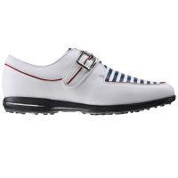 Womens Tailored Collection Shoes - White/Navy/Red