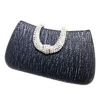 Women leatherette Event/Party Evening Bag Gold Silver Gray Black Champagne