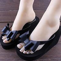 womens shoes pvc flat heel flip flops slippers outdoor black pink